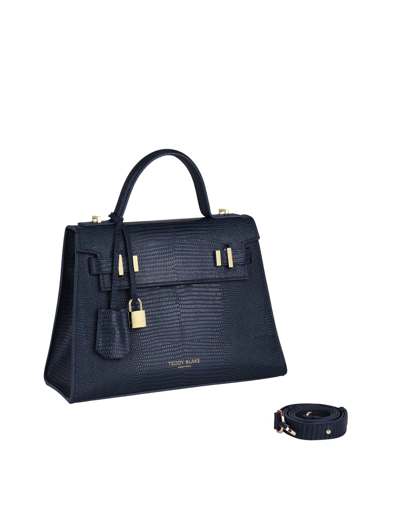 Ava Lizard Gold 11" - Blue Jeans