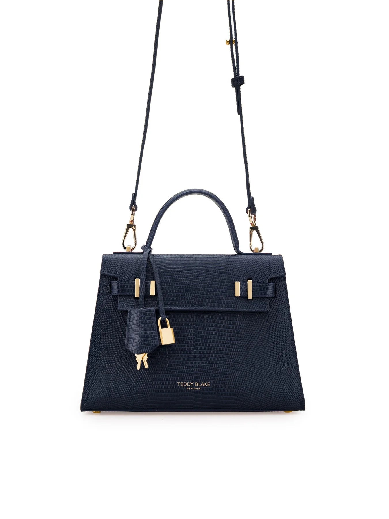 Ava Lizard Gold 11" - Blue Jeans