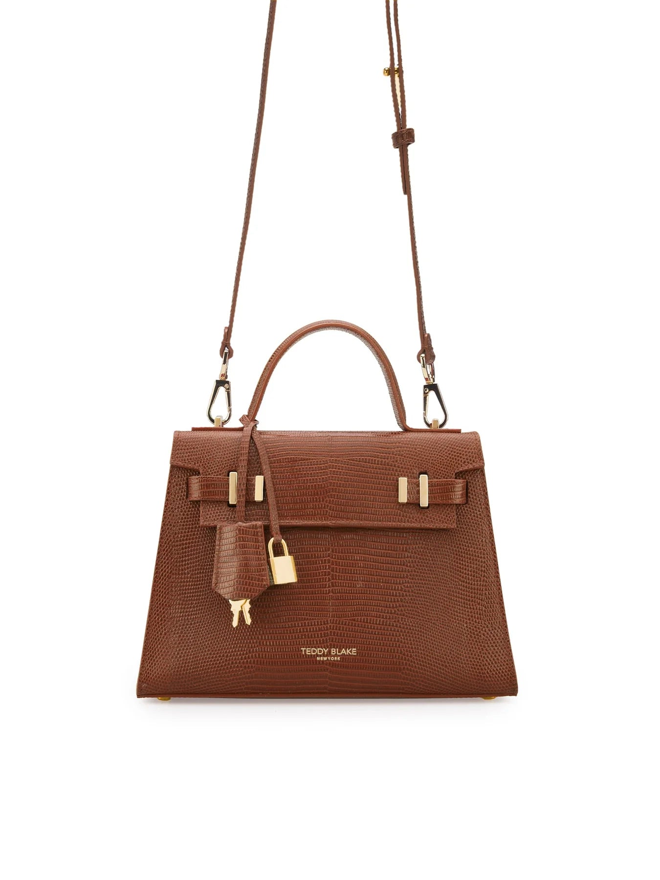 Ava Lizard Gold 11" - Camel Brown