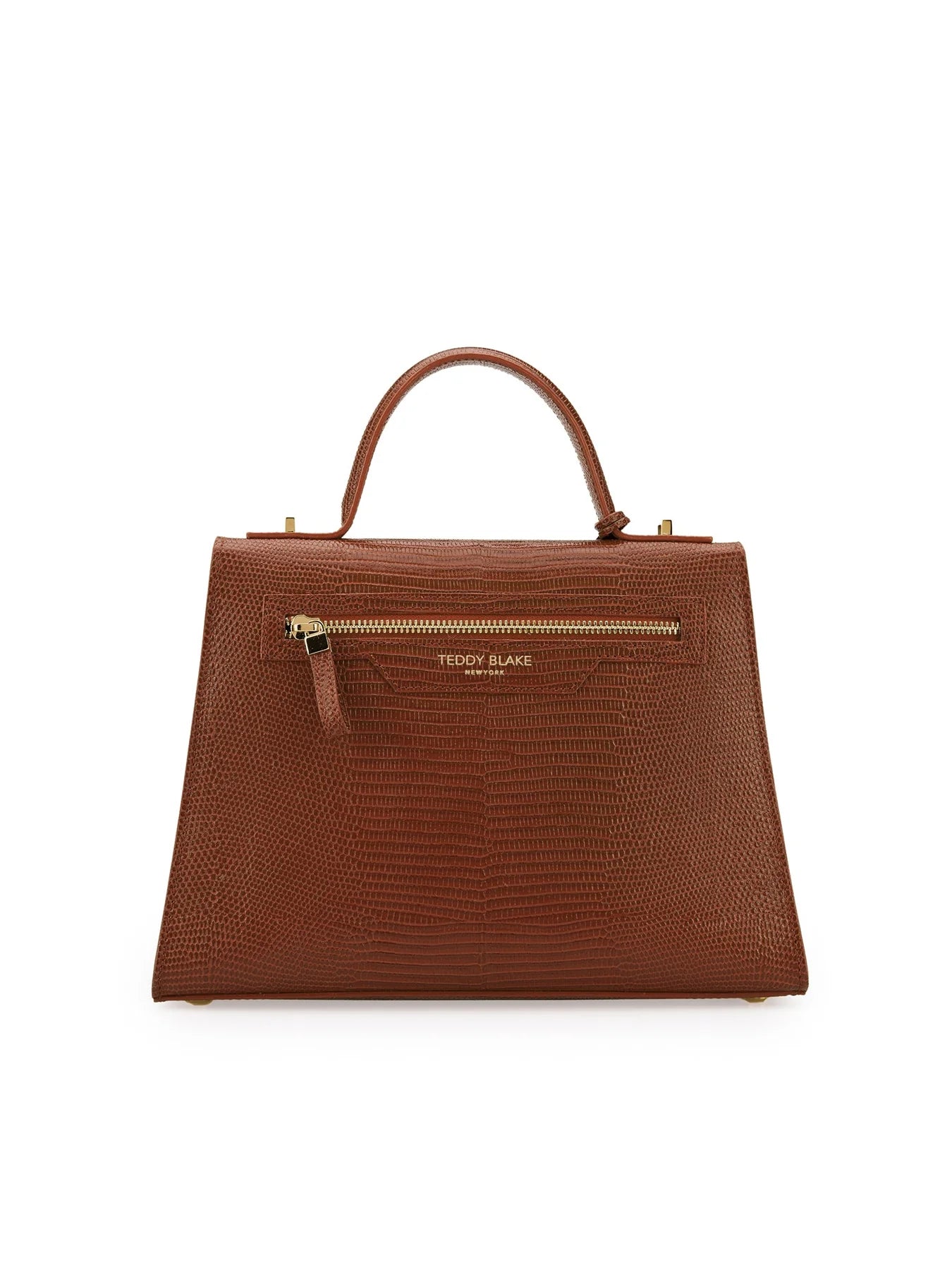 Ava Lizard Gold 11" - Camel Brown